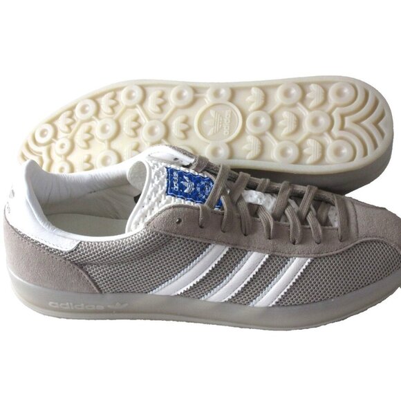 Adidas Men's Gazelle Indoor Pro Shoes Brown Charcoal White Sizes NIB JS0666 - Picture 2 of 5